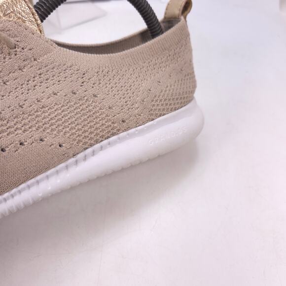 Cole Haan 2.ZeroGrand Lace Up Casual Oxford Shoe Womens Size 8 W11154 Tan - Picture 8 of 10